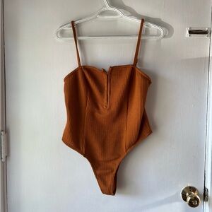 COPPER BODYSUIT | SIZE MEDIUM | NEVER WORN